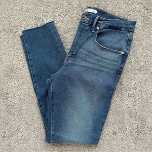 Good American raw hem jeans size 14/32